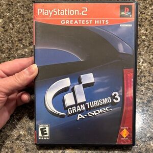 Sony PlayStation 2 Gran Turismo 3 A-spec Video Game w/Instruction Booklet and ca
